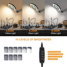Load image into Gallery viewer, Adjustable All-in-One Soldering Magnifier Lamp - Ideal for DIY Projects