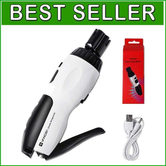 Effortless 3-in-1 Electric String Winder, Cutter, & Pin Puller for Musicians