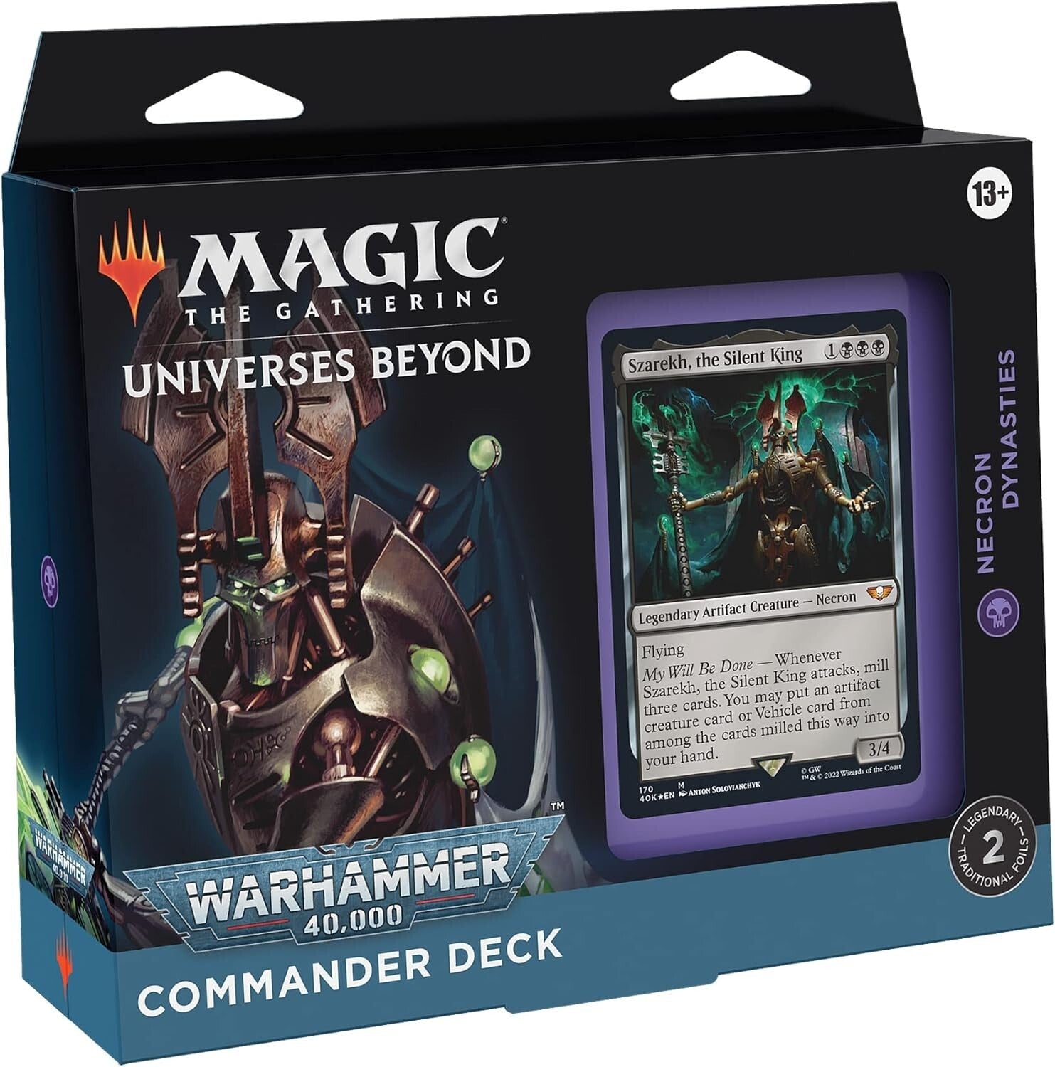 Necron Dynasties Commander Deck - Magic: The Gathering Meets Warhammer 40,000