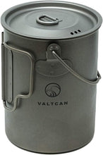 Load image into Gallery viewer, Lightweight 0.95qt Titanium Picnic Pot with Built-in Handles and Storage Bag