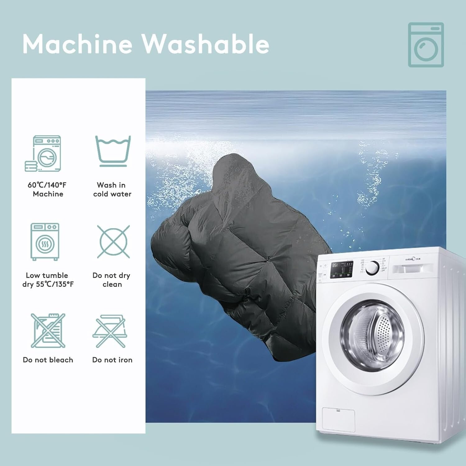 Microfiber Queen Mattress Pad - Extra Thick & Breathable with Quilted Design