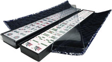 Load image into Gallery viewer, Luxury American Mahjong Set: 166 Engraved Tiles, Racks &amp; Quilted Blue Carry Bag