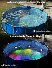 Load image into Gallery viewer, Lighting Timer Function Solar Pool Lights - Remote Controlled, 16 Colors, 4-Pack