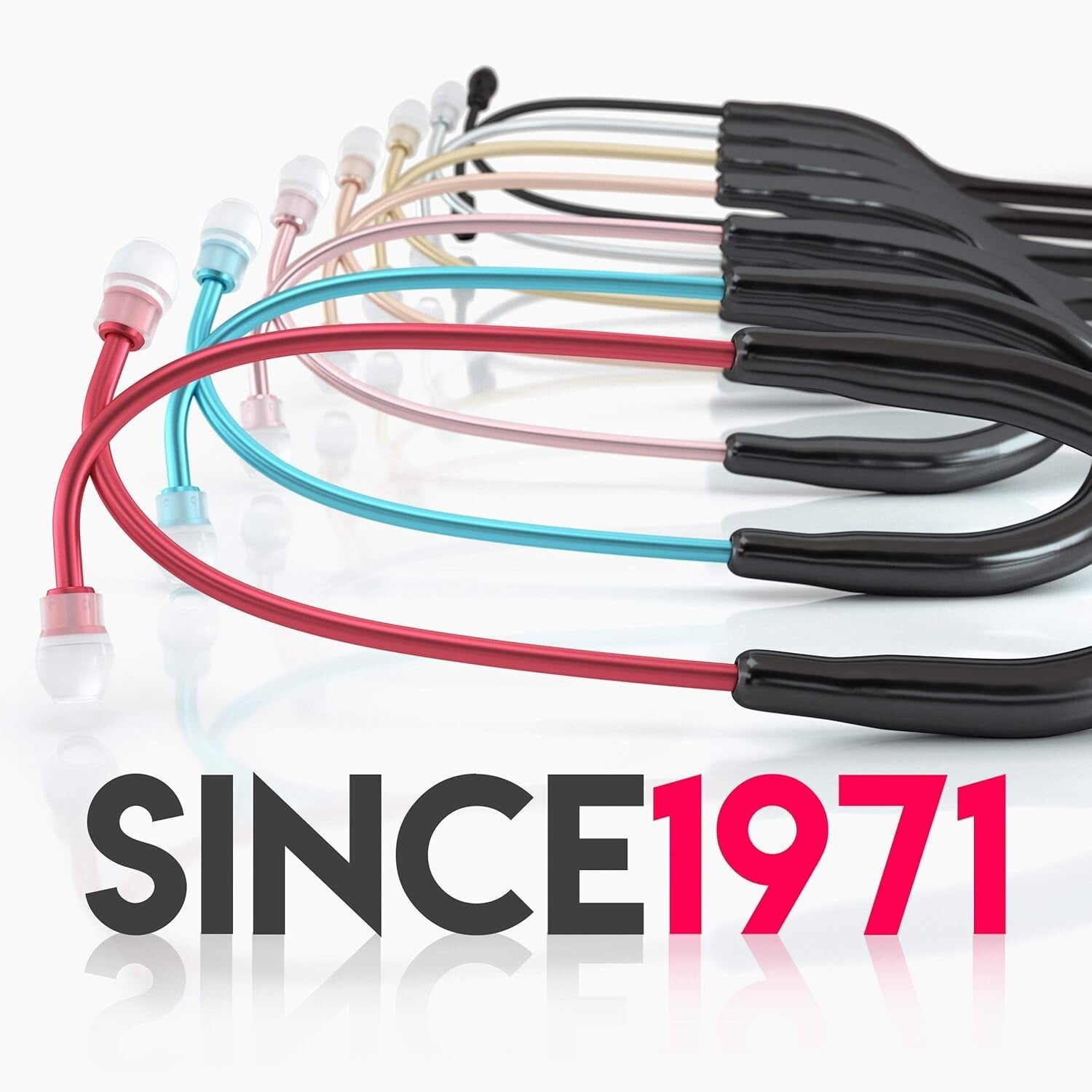 Acoustica Lightweight Dual Head Stethoscope for Doctors and Nurses - Aqua/Black