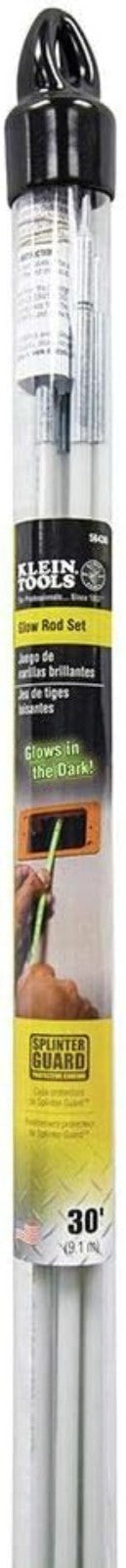 Professional 30-Foot Fiberglass Fishing Rod Set with Glow and Tip Attachments