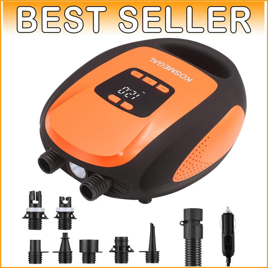 Electric Paddle Board Pump: 20PSI Auto-Off Pump for SUP and Inflatables