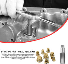 Load image into Gallery viewer, Universal Oil Drain Plug Thread Repair Kit - 84 Pieces for M13 M15 M17 M20 M22