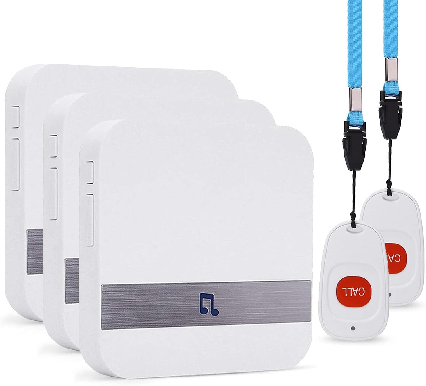 Fall Alert System for Elderly with 52 Melodies - Wireless & Expandable Solution