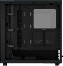 Load image into Gallery viewer, Stylish North Charcoal Black Tempered Glass Case - Customizable &amp; Efficient