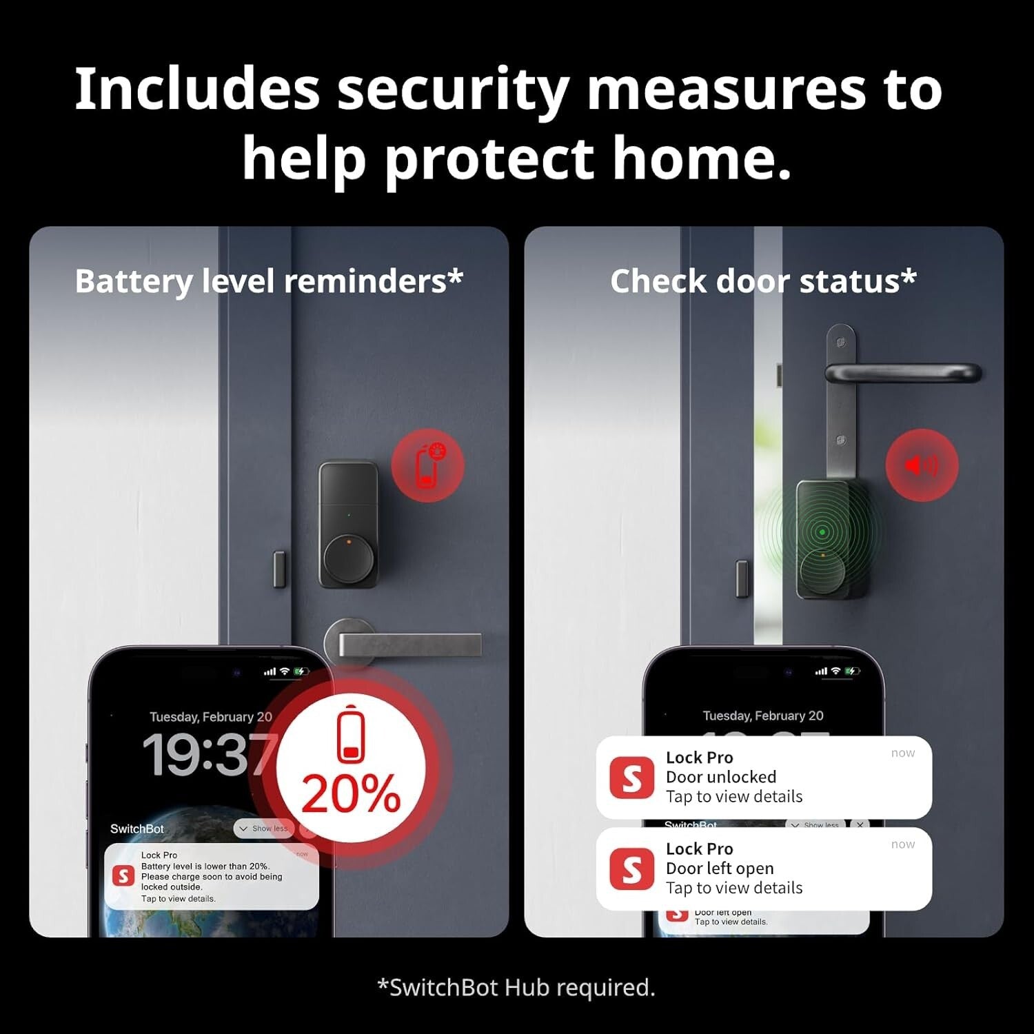 Smart Lock Pro with Real-Time Notifications & Voice Control for Easy Access