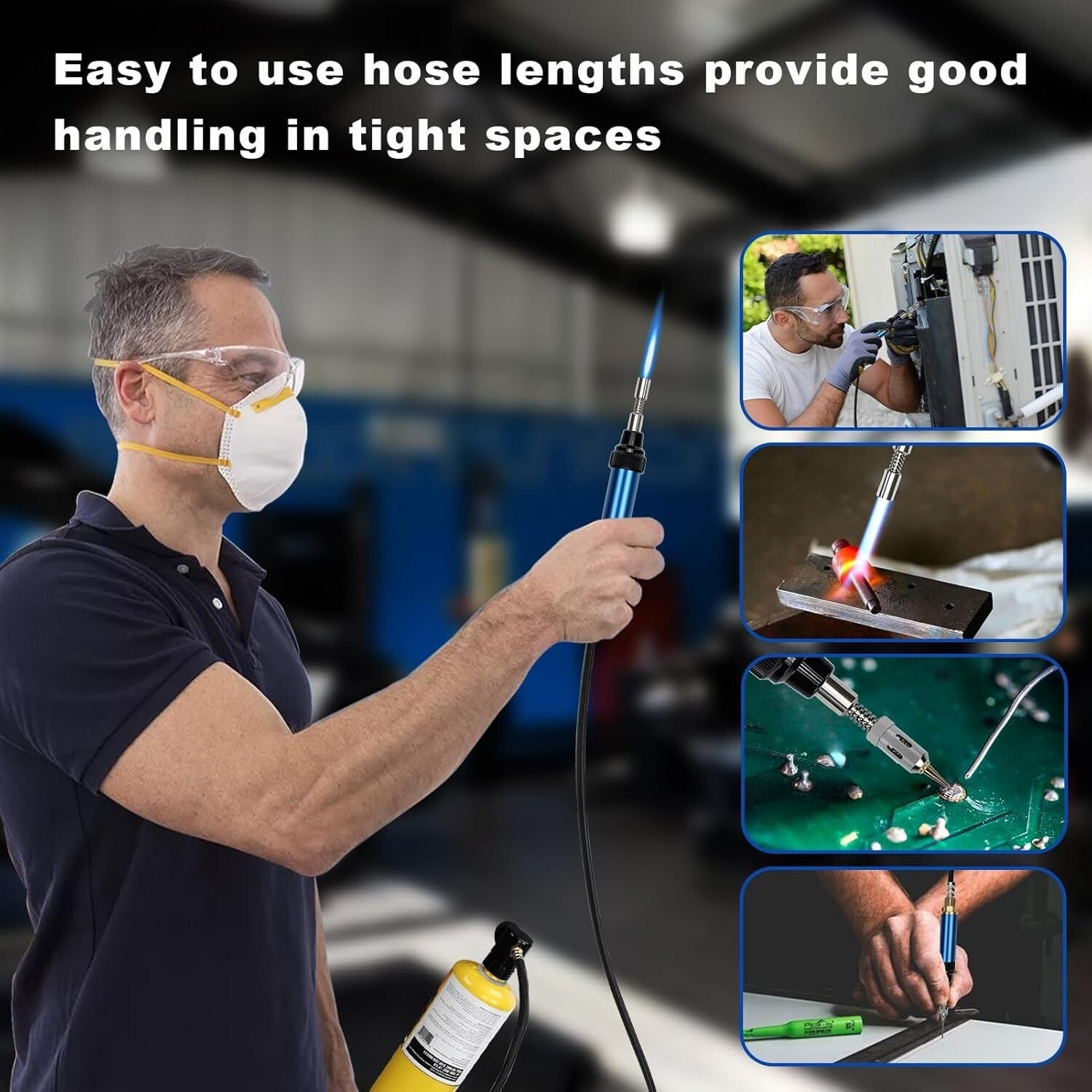 Portable Jewelry Soldering Torch with High-Temperature Capabilities & Pro Kit