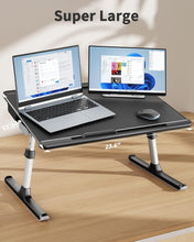 Load image into Gallery viewer, Lightweight X-Large Laptop Bed Tray: Adjustable, Foldable for Comfort and Style