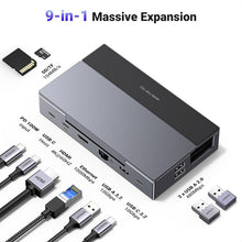Load image into Gallery viewer, High-Speed 10Gbps Dock with 4K Resolution &amp; Cooling Design for Steam Deck &amp; More
