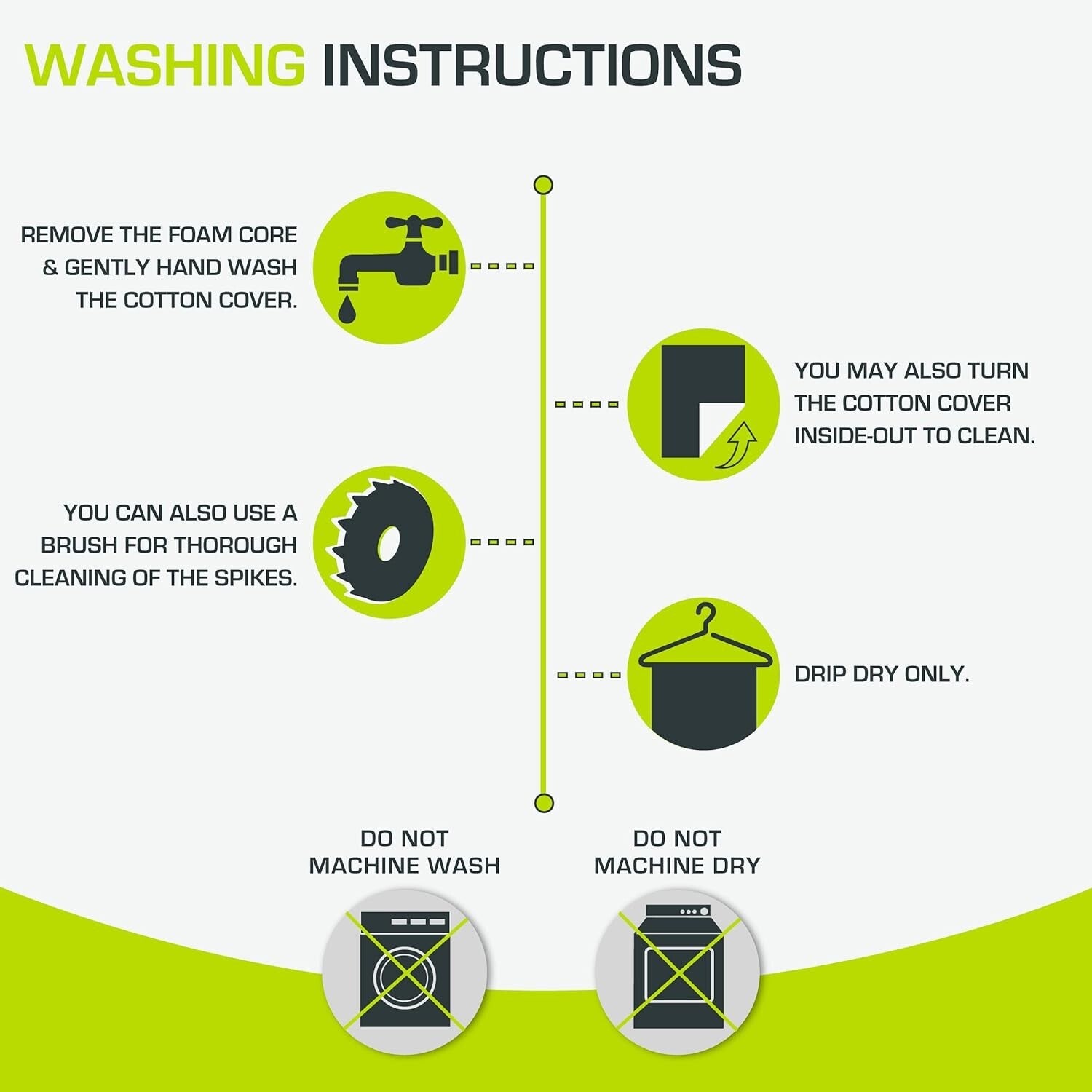 Extra Large Acupressure Mat and Pillow Set for Muscle Relaxation - Eco-Friendly