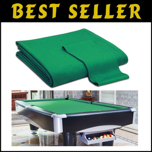 Durable Worsted Blend Pool Table Cloth - Smooth Finish for Advanced Gameplay