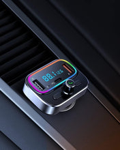 Load image into Gallery viewer, Bluetooth FM Transmitter with Dual Mics &amp; Fast Charging - Hands-Free Car Kit