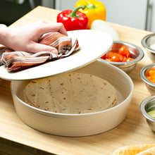Load image into Gallery viewer, Durable 10" Round Stoneware Tortilla Warmer - Dishwasher &amp; Microwave Safe