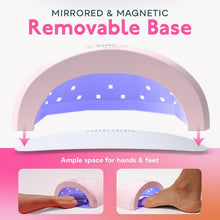 Load image into Gallery viewer, Professional Gel Nail Dryer with Auto Sensor &amp; Removable Base, Stylish Baby Pink