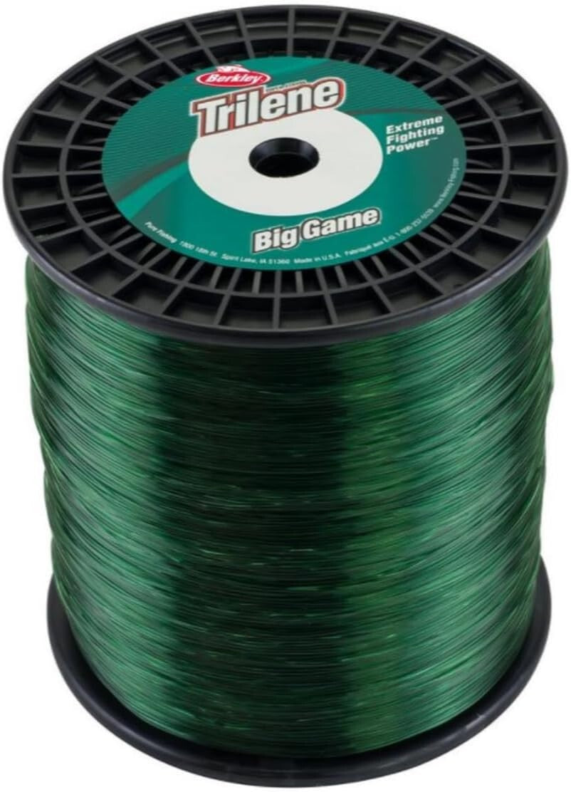 High Strength 2100 Yards Green Monofilament Fishing Line - 80 Lb Breaking Power