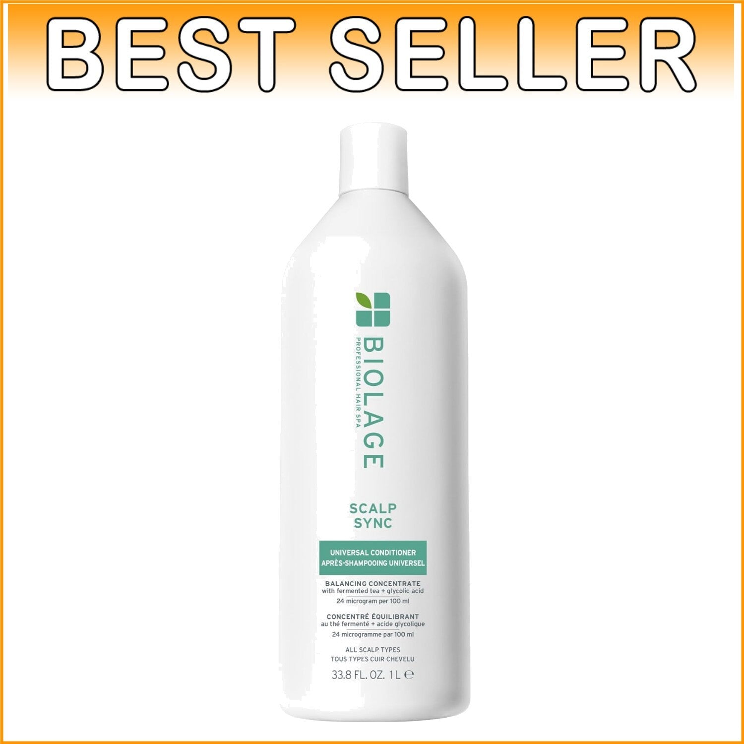 Gentle Scalp and Hair Conditioner - Nourishing Formula for Daily Use, 10.16oz