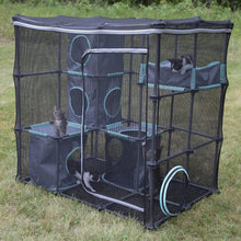 Load image into Gallery viewer, Outdoor Mega Cat Playset - Spacious &amp; Durable Mesh Jungle Gym for Cats