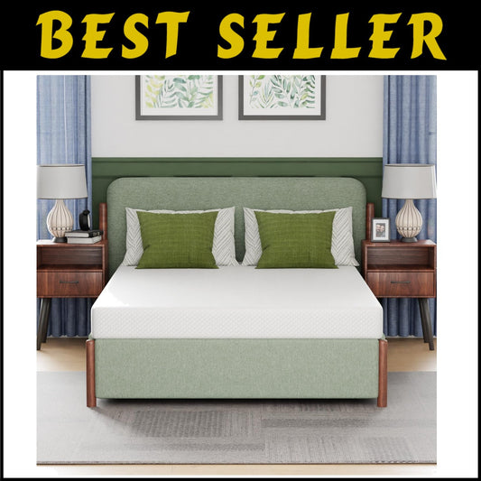 Full Gel-Infused Mattress - Pressure Relieving Comfort with Washable Cover