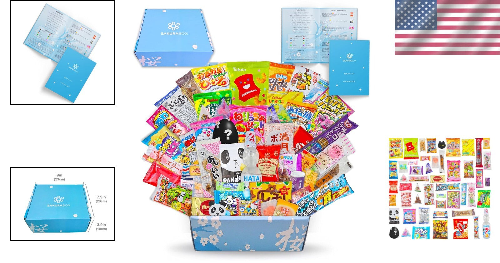 Delightful 50-Piece Dagashi Snack Set - Authentic Japanese Treats for Sharing
