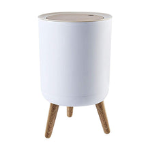 Load image into Gallery viewer, Compact Nordic Garbage Can - 1.8 Gallon Press-Top Trash Bin for Home &amp; Office
