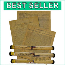 Load image into Gallery viewer, Patriotic Full-Size Replica Bundle: Declaration, Constitution &amp; Bill of Rights