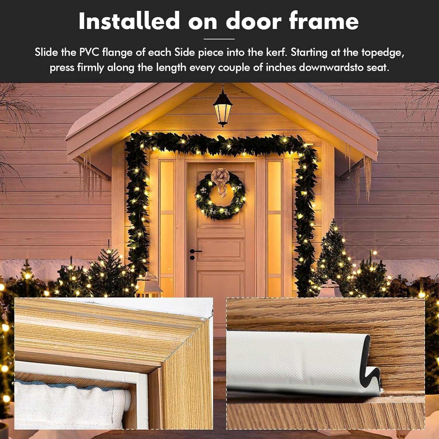 Durable Soundproofing Weather Strip - 90 Feet Foam Seal for Doors & Windows