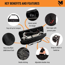 Load image into Gallery viewer, Universal Electric Scooter Carrying Bag - Heavy-Duty Nylon 1680D for Commuters