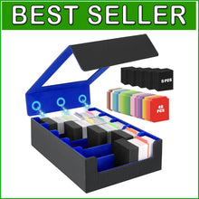Load image into Gallery viewer, Multi-Functional Trading Card Storage Case with Removable Lid &amp; Magnetic Closure