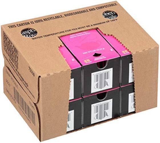 All-Natural Raspberry Royale Tea Bags - 28-Count, 6-Pack - Health-Promoting