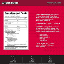 Load image into Gallery viewer, CELLMASS 2.0 Arctic Berry - 25 Servings of Advanced Post-Workout Recovery Powder