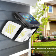 Load image into Gallery viewer, IP65 Waterproof Solar LED Motion Sensor Lights - 300 Bright Lights for Outdoors