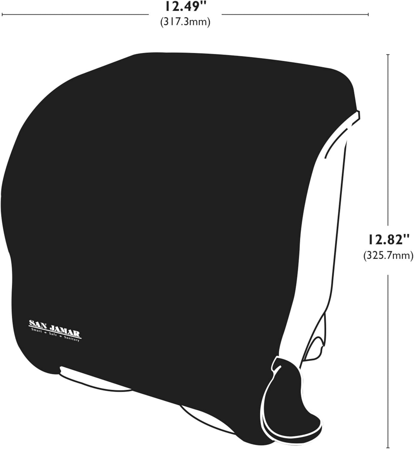 Durable Plastic Paper Towel Dispenser for Kitchens and Bathrooms - Wall Mounted