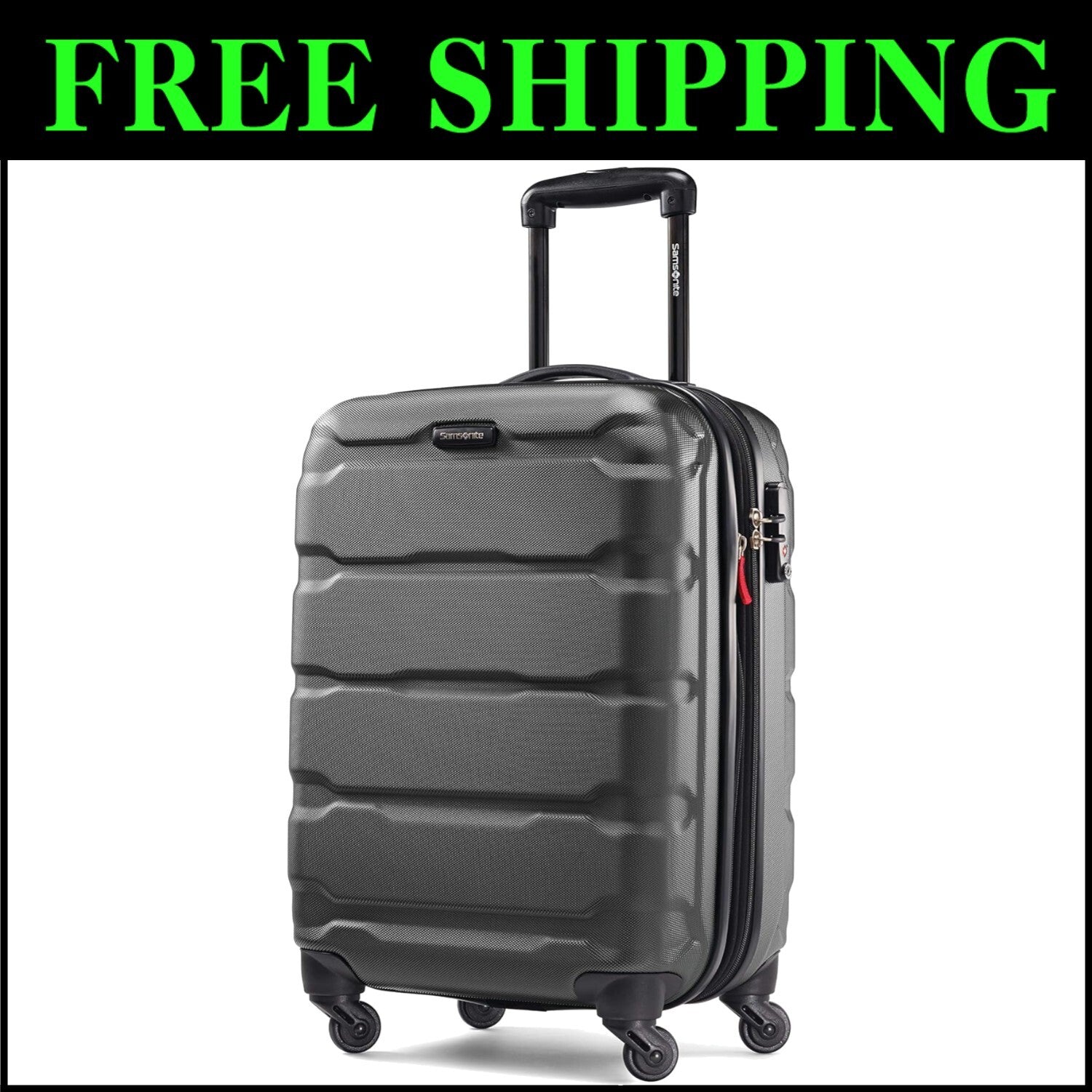 Durable Omni PC 20-Inch Hardside Luggage - Lightweight with 10-Year Warranty