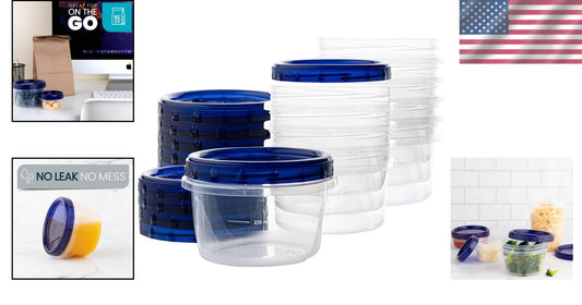 Dishwasher Safe 120 Pack Stackable Deli Containers - 16 oz Variety for All Uses