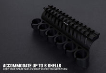 Load image into Gallery viewer, Compact 12 Gauge Shell Holder Saddle for Mossberg Shotguns - Lifetime Warranty