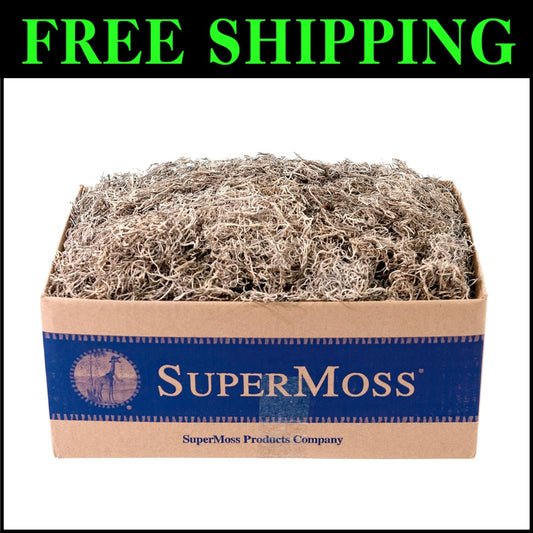 Eco-Friendly 3lbs Preserved Spanish Moss - Versatile for Home & Craft Projects