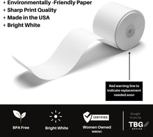 Load image into Gallery viewer, BPA-Free Thermal Receipt Paper Rolls for POS - 3 1/8” x 230’ – 30 Rolls