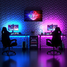 Load image into Gallery viewer, Luxury 3D Diamond Wall Panels, 33-Pack - Waterproof &amp; Fire-Resistant Design