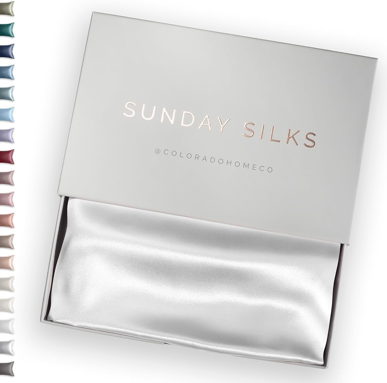 Luxury 100% Silk Pillowcase 20" x 36" for Hair & Skin Health - Gift-Ready Box