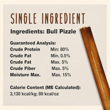 Load image into Gallery viewer, Long-Lasting 12 Oz Beef Pizzle Bully Sticks – Ideal for Aggressive Chewers