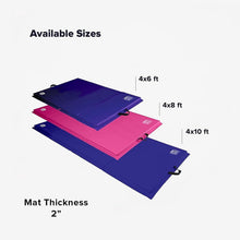 Load image into Gallery viewer, Thick 4x8 Fitness Mat for Multi-Use - Perfect for Pilates, Martial Arts &amp; Kids