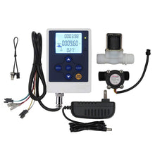 Load image into Gallery viewer, Multi-Functional Water Flow Meter System - LCD, Solenoid Valve &amp; Sensors