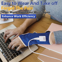Load image into Gallery viewer, Ergonomic Heating Pad for Wrist Pain - Full Coverage, Timer &amp; Digital Control