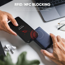 Load image into Gallery viewer, Genuine Leather Pop-Up Bifold Wallet with RFID Protection - Stylish &amp; Practical