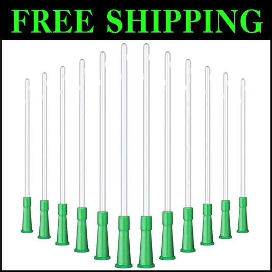 Soft and Safe 120PCS PVC Replacement Enema Tubes - Individually Packaged, 12FR