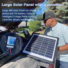 Load image into Gallery viewer, 20W Solar Battery Charger with Smart PWM Controller for Year-Round Maintenance